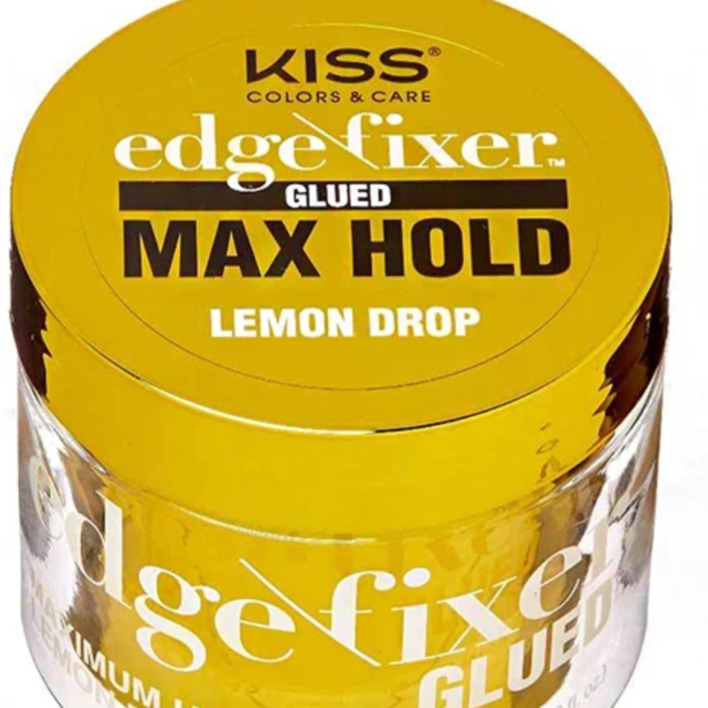 KISS Edge Fixer Glued Max Hold - Vibrant Yellow